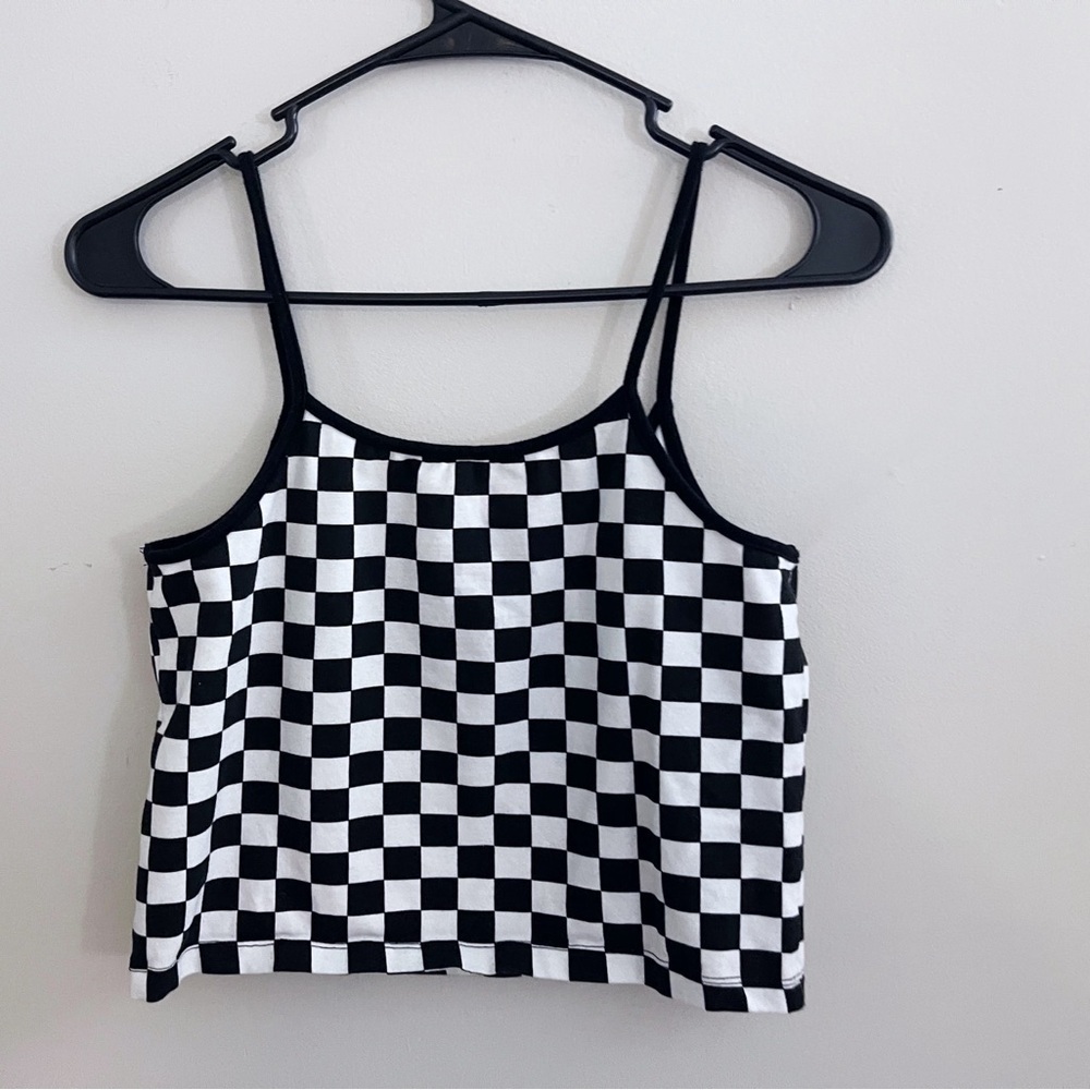 Pepsi Logo Checkered Croptop Festival Summer Rave Skater Grunge - Picture 3 of 6